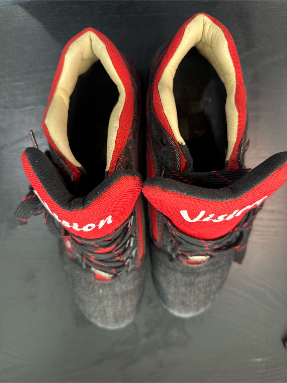 Red & Black Men's High-Top Sneakers